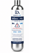EQUIT AIR PRO - Cartouche CO₂ 60cc - 45g